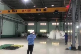 Cầu Trục Dầm Đơn 3 Tấn Khẩu Độ 15 M