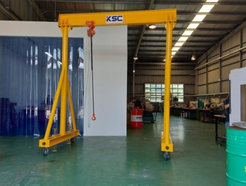 KSC ra mắt mẫu cầu trục dầm đơn 5 tấn hỗ trợ cho các nhà máy - nhà xưởng
