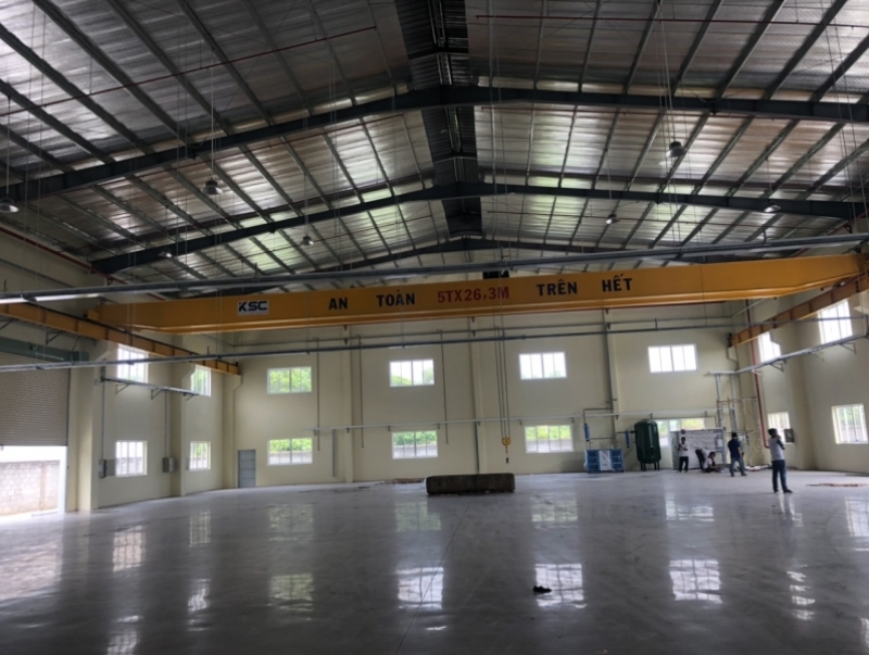 Cầu Trục Dầm Đôi 5 tấn Khẩu Độ 26,5 M