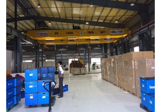 Cầu Trục Dầm Đôi 15 Tấn Khẩu Độ 13 M