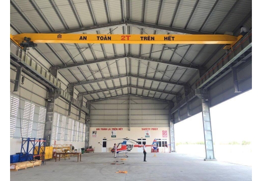 Cầu Trục Dầm Đơn 2 Tấn Khẩu Độ 13 M