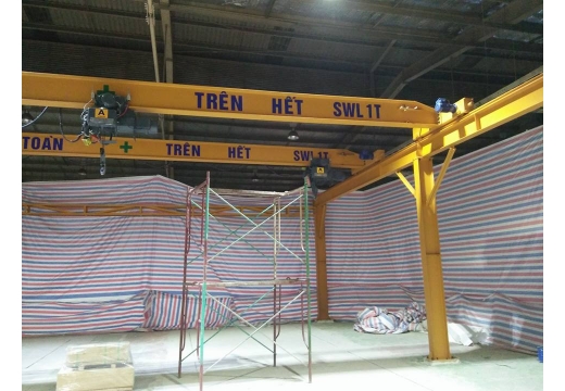 Cầu Trục Dầm Đơn 1 Tấn Khẩu Độ 10 M
