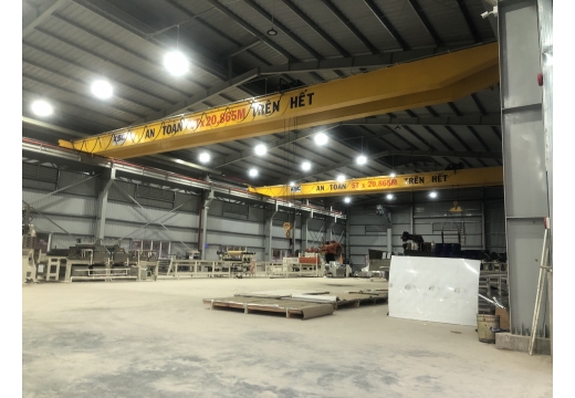 Cầu trục dầm đôi 5 tấn khẩu độ 20m