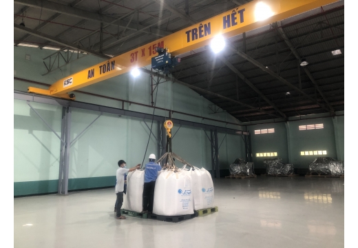 cầu trục dầm đơn 3 tấn khẩu độ 15m